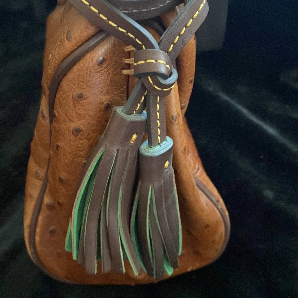 Dooney & Bourke Ostrich Skin Bag - Picture 8 of 15